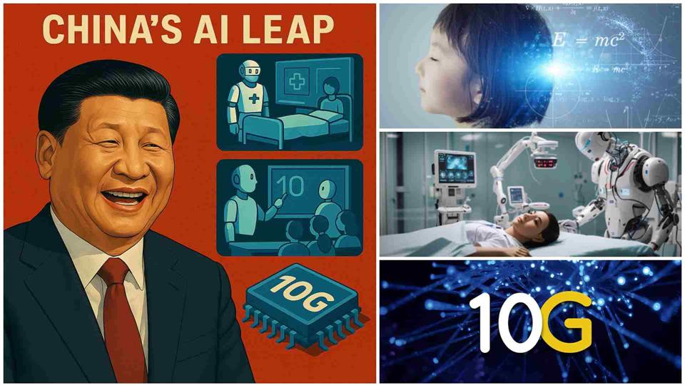 China's AI Leap: Virtual Hospital, AI in Schools & G10 Speed!
