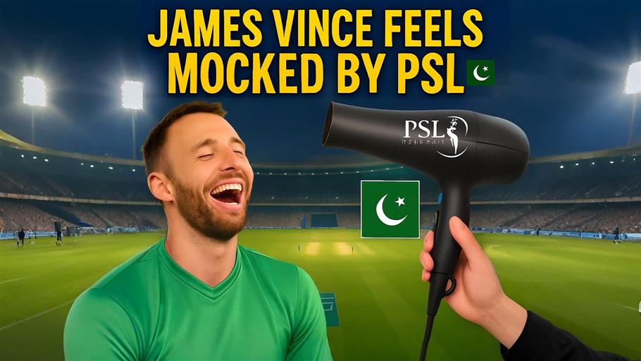 James Vince won hair dryer for his game changing performance in PSL 2025