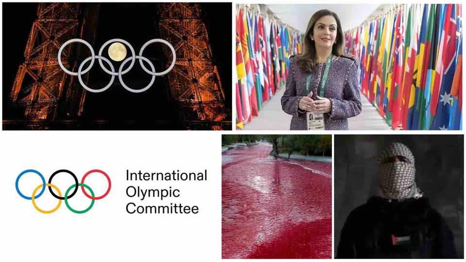Moon passes through Olympic rings, Nita re elected as IOC member and 'Rivers of blood will flow'