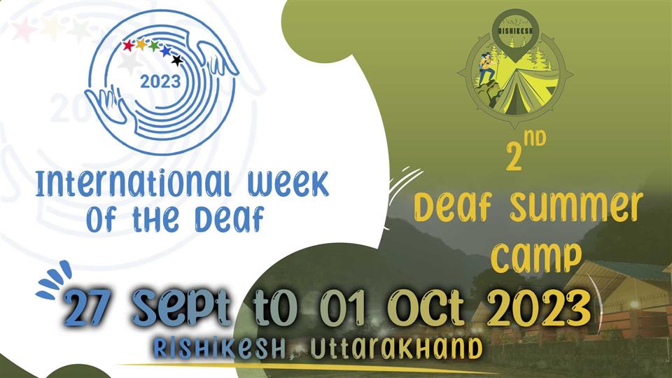 2nd Deaf Summer Camp 27 Sept to 01 Oct 2023
