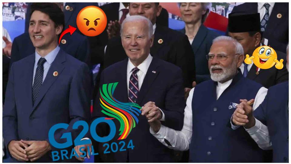 In the G 20 Summit, the US President sided with Trudeau and gave more preference to PM Modi