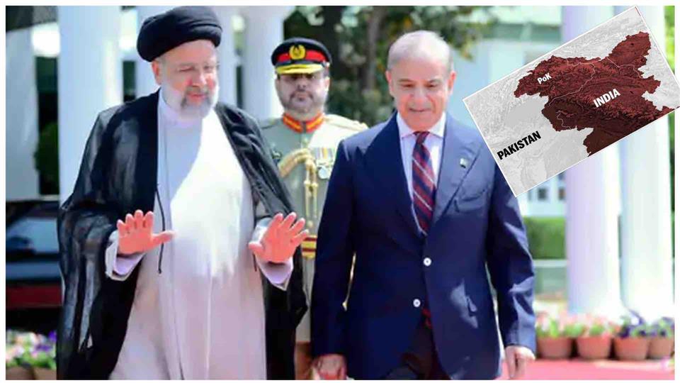 PM Shahbaz joins Kashmir with Gaza, Iranian President ignor