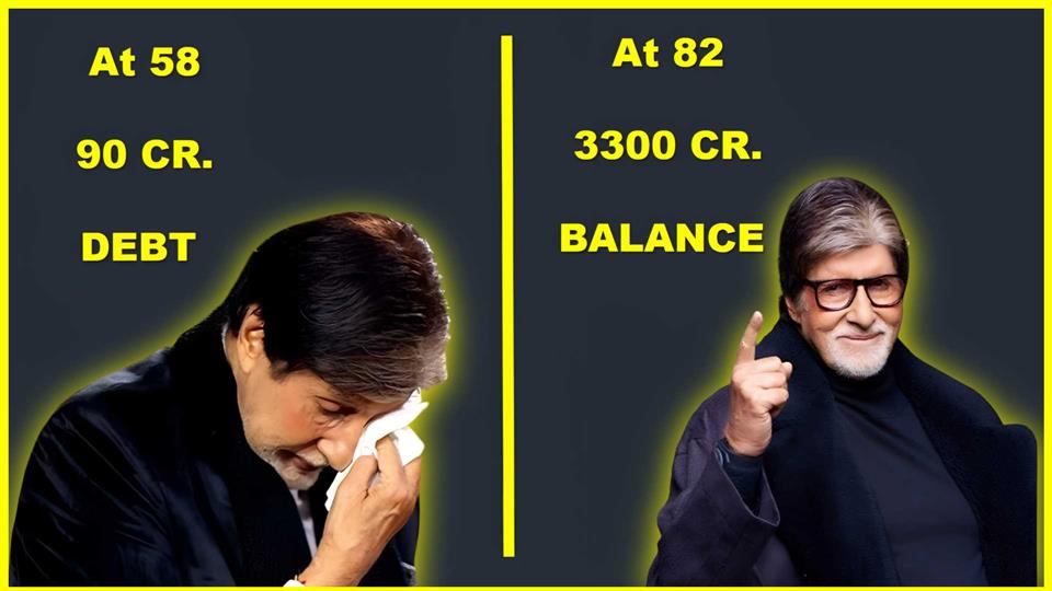 The Inspiring Financial Comeback of Amitabh Bachchan From 90 Crores Debt to 3300 Crores Net Worth