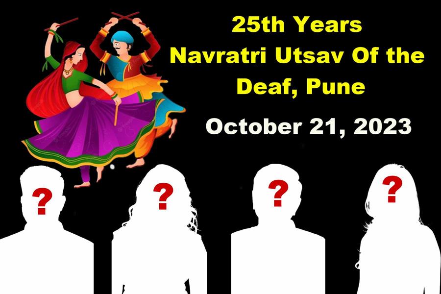 The 25th annual Navratri Utsav of the Deaf will be held in Pune on October 21, 2023